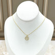 Collar rodio corazon interno
