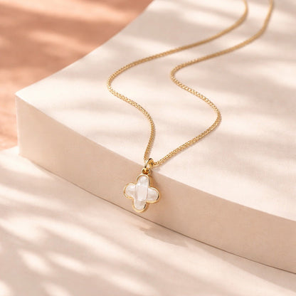 Collar rodio van cleef