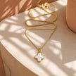 Collar rodio van cleef