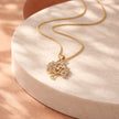 Collar rodio arbol vida
