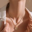 Collar rodio virgen