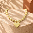 Collar rodio beis