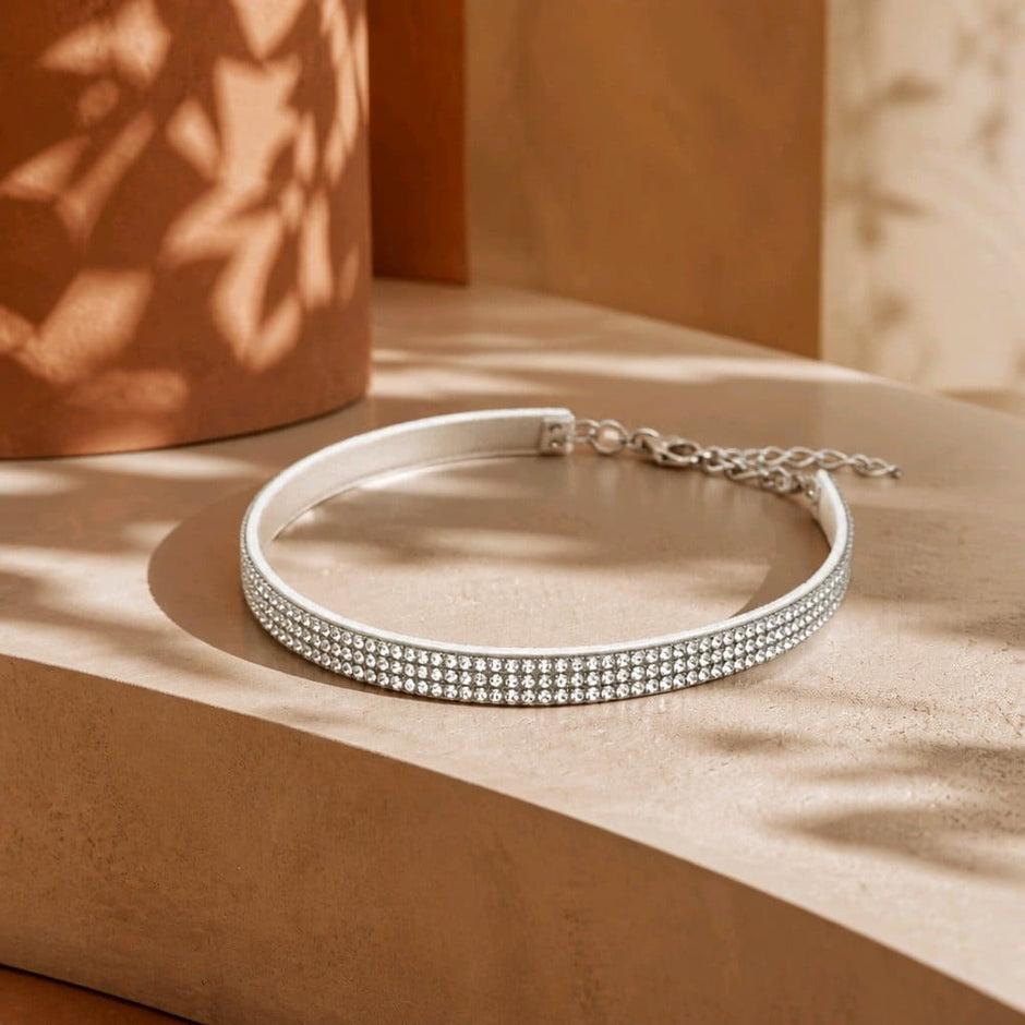 choker cristal