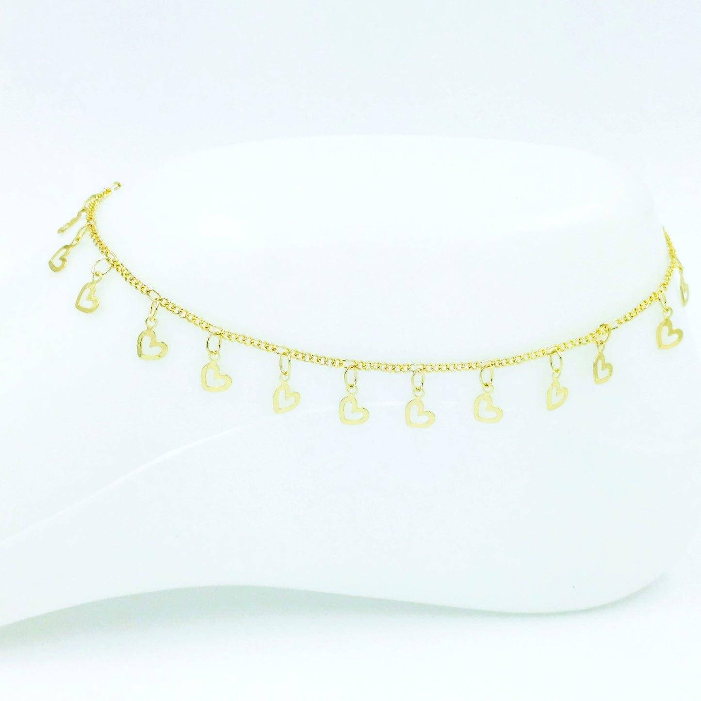 Tobillera cilueta corazón