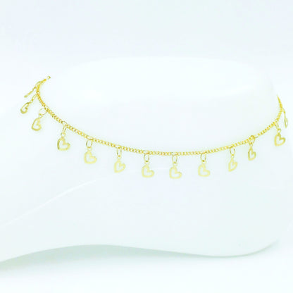 Tobillera cilueta corazón