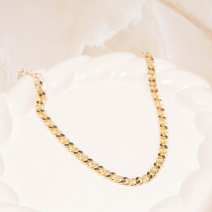 Tobillera Cubana negra