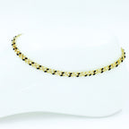 Tobillera Cubana negra