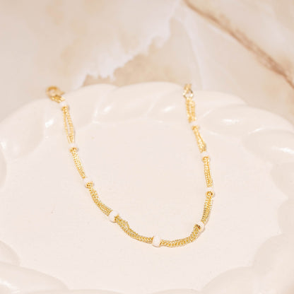 Tobillera Punto Blanco