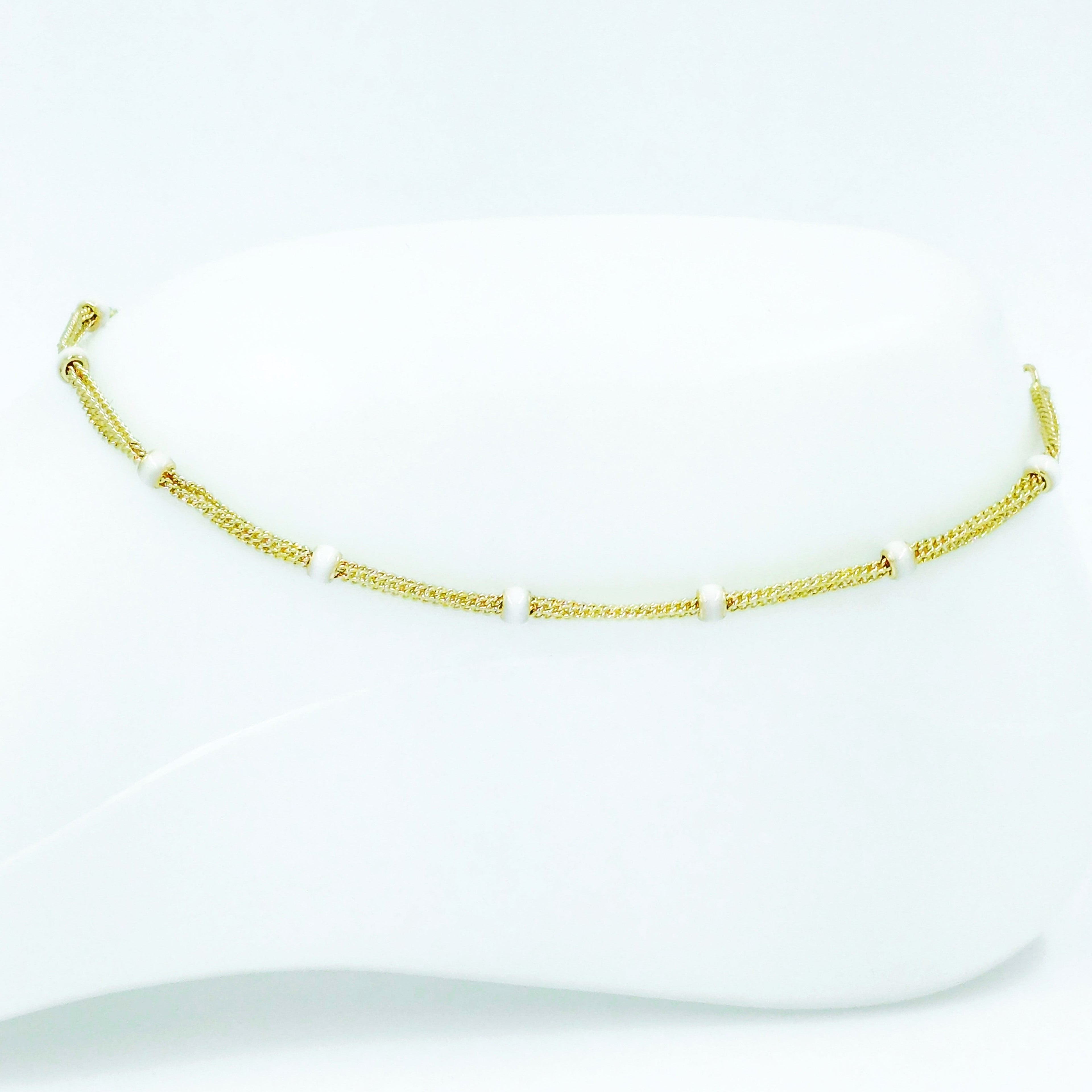 Tobillera Punto Blanco