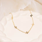 Tobillera Van cleef gold