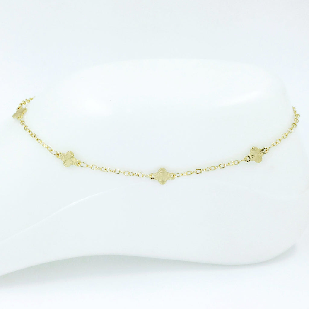 Tobillera Van cleef gold