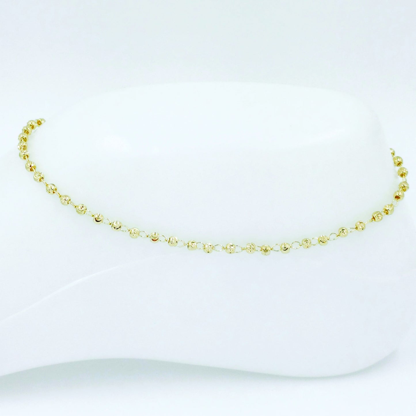 Tobillera balin diamantado