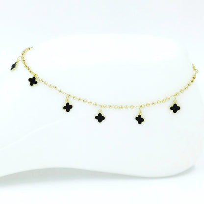 Tobillera Van cleef negro