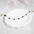 Tobillera van cleef zircón negro