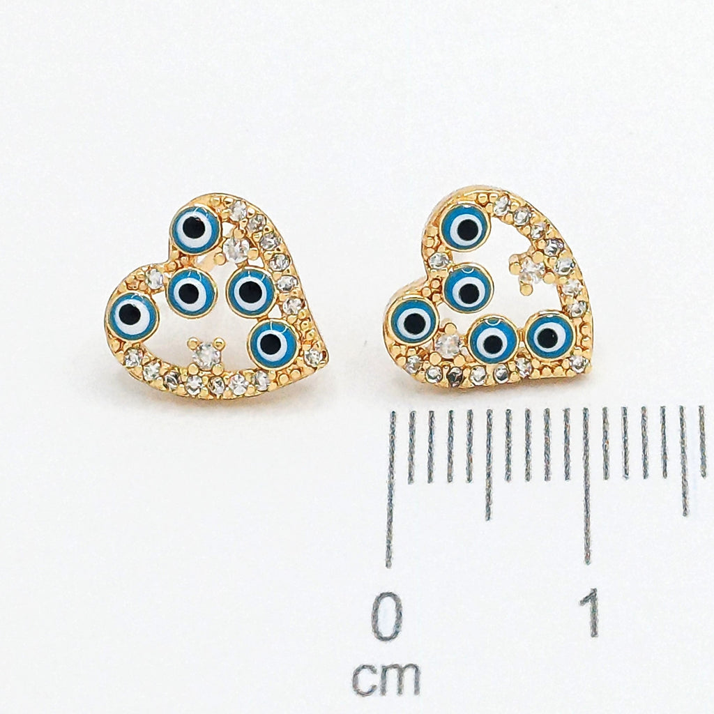 Topo corazon ojos turcos (1cm)