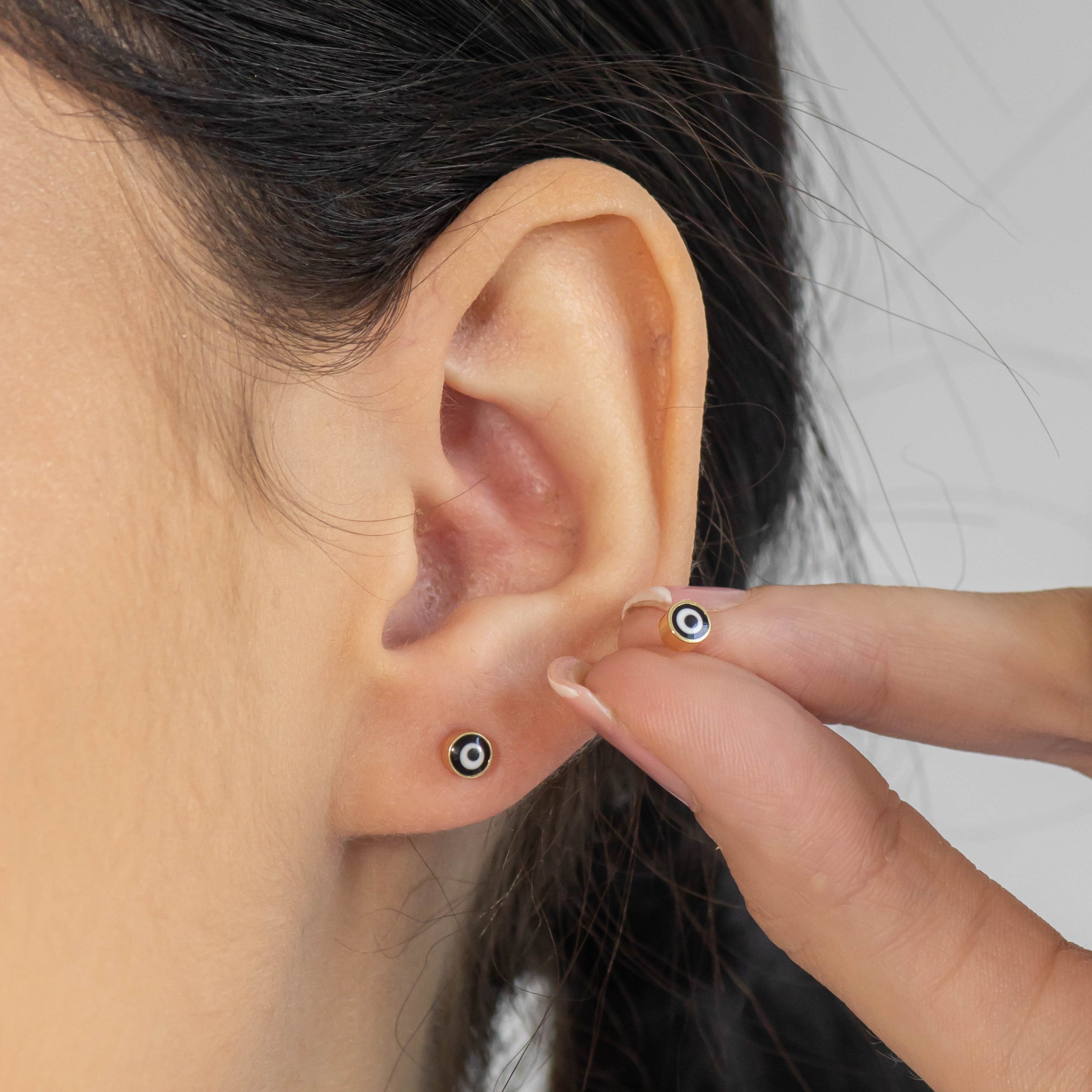 Topo ojo turco negro