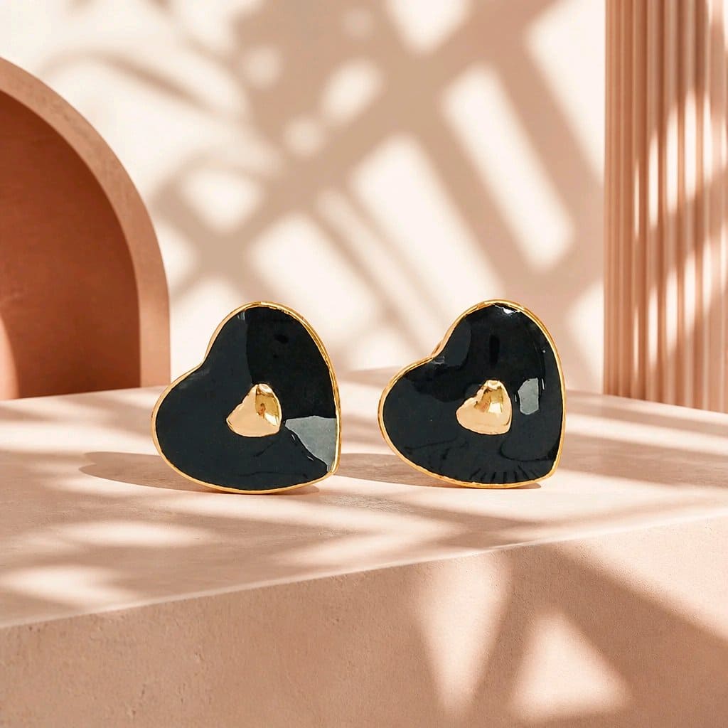 Topo corazon esmaltado (1,4cm)
