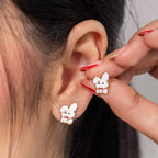 Topo conejito esmaltado