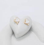 Topo silueta gato esmaltado