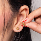 Topo leoncito cristal