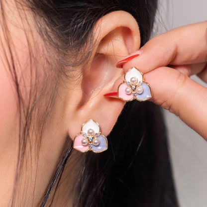 Topo flor perla pastel