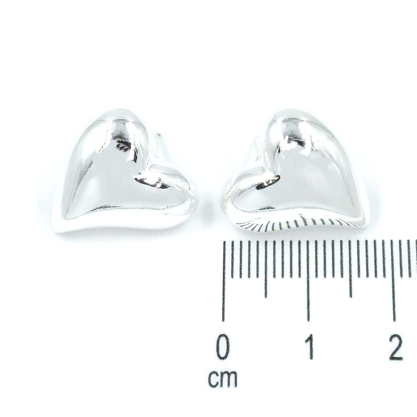 Topo corazón plata