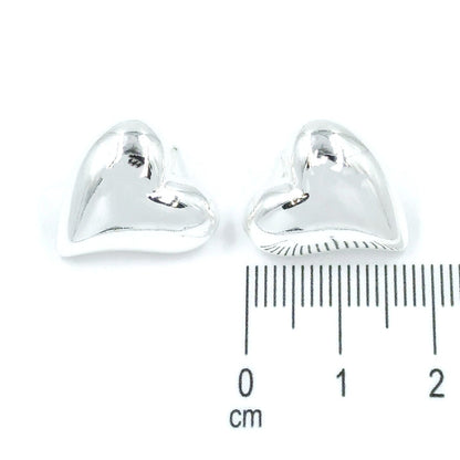 Topo corazón plata