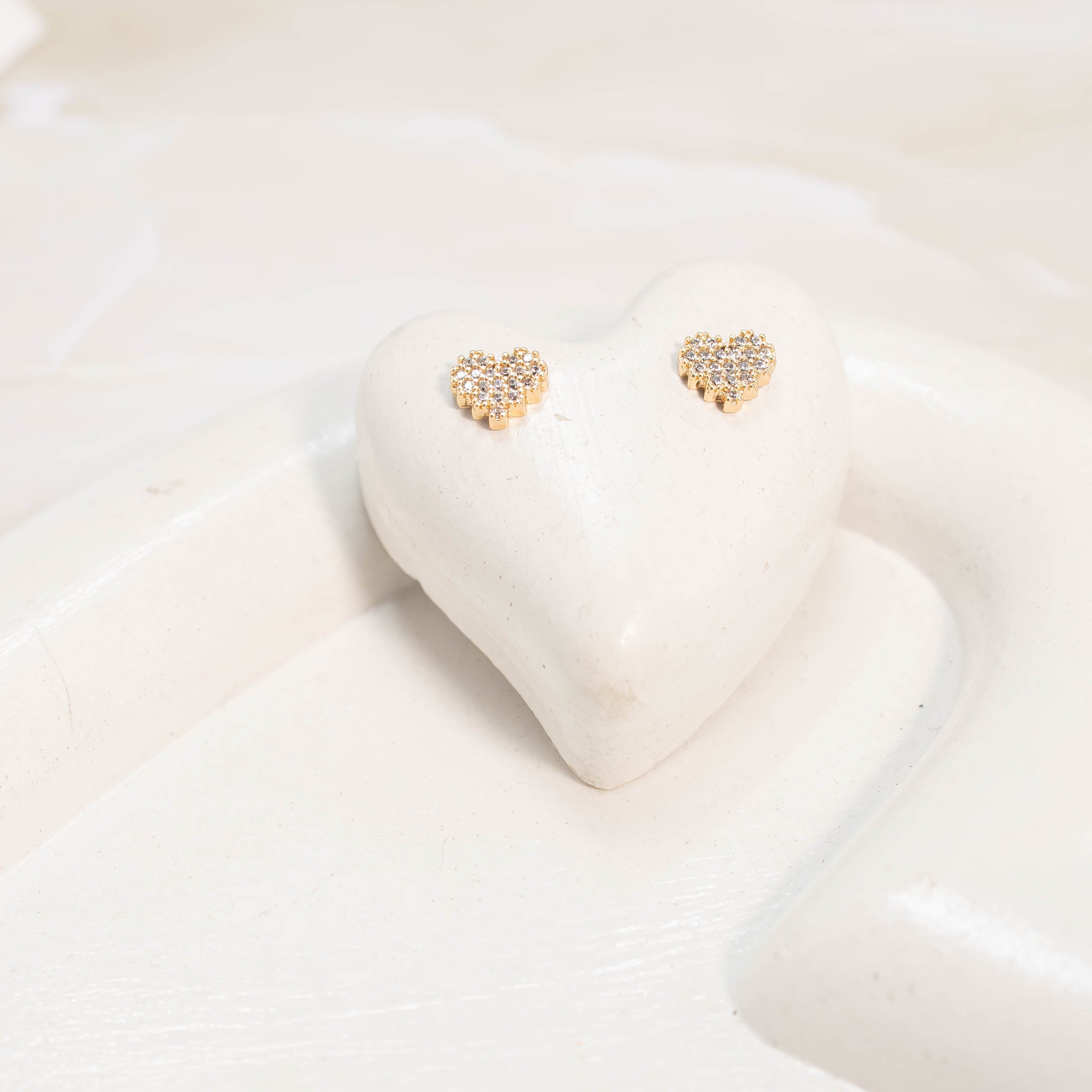 Topo corazón micdrozircon