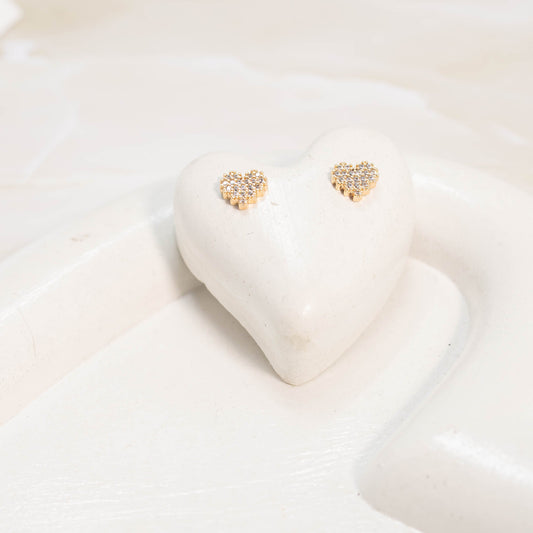 Topo corazón micdrozircon