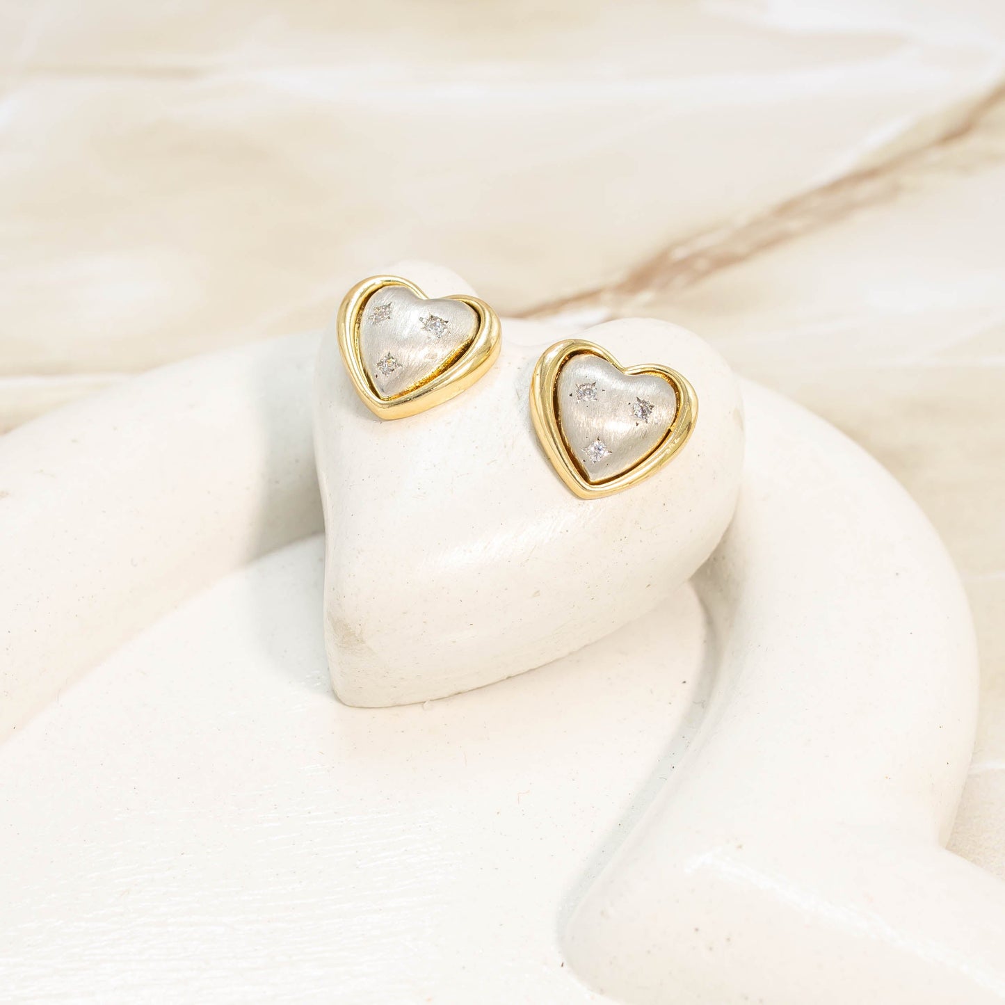 Topo corazón  2 oros