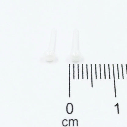 Topo balín cerámica #3 blanco