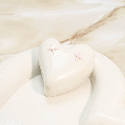 Topo cerámica destello rosa