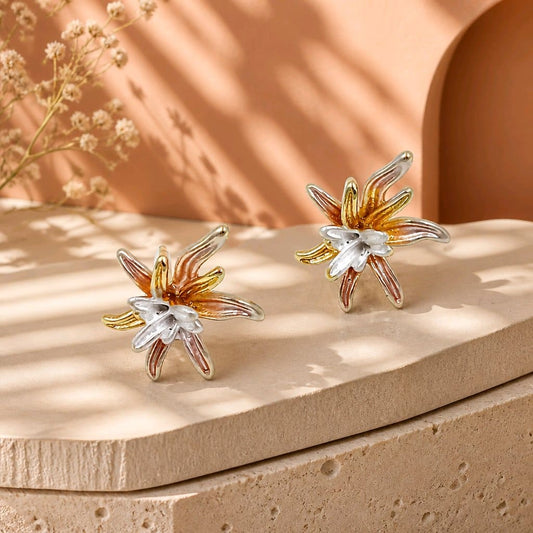 Topo flor esmaltado