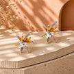 Topo flor esmaltado