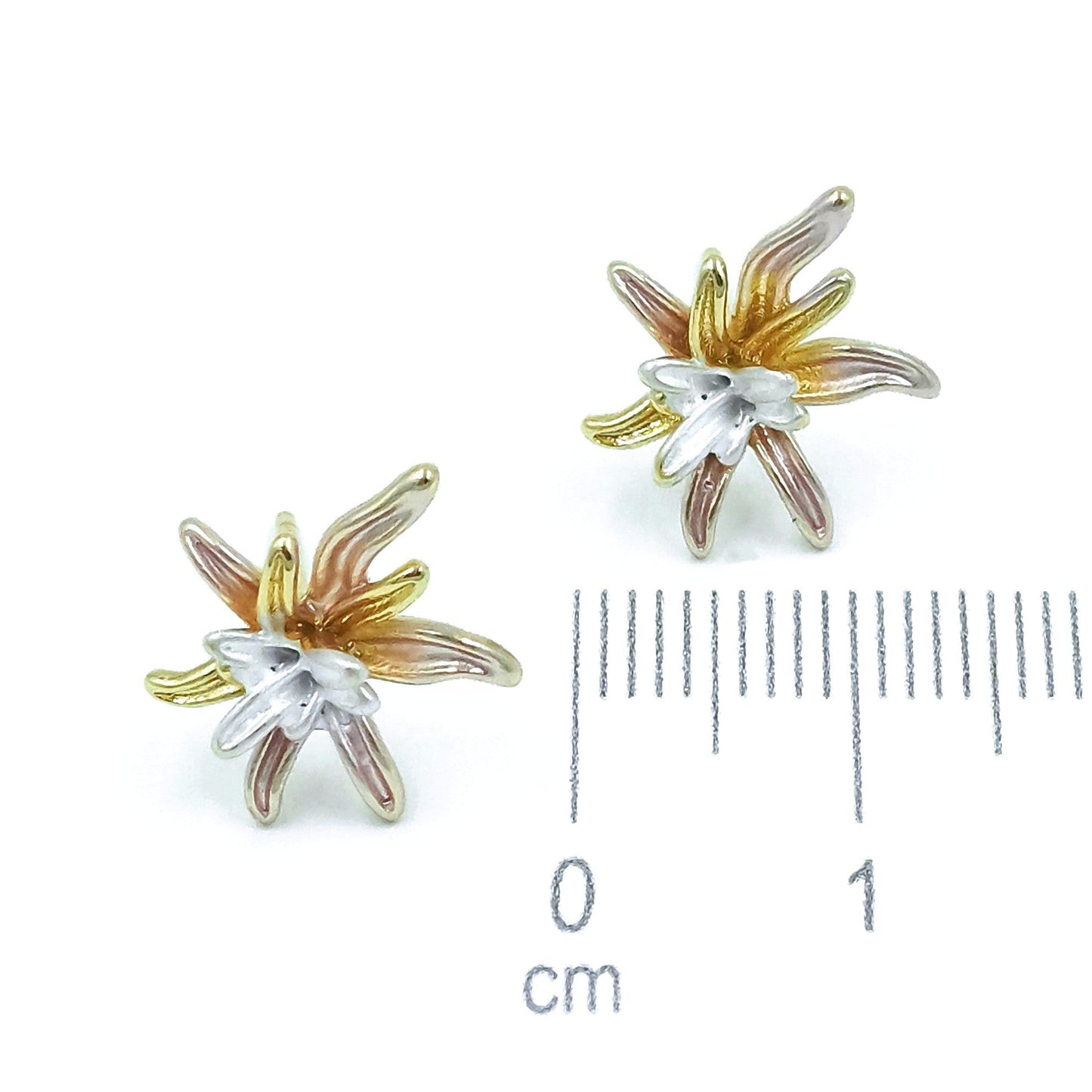 Topo flor esmaltado