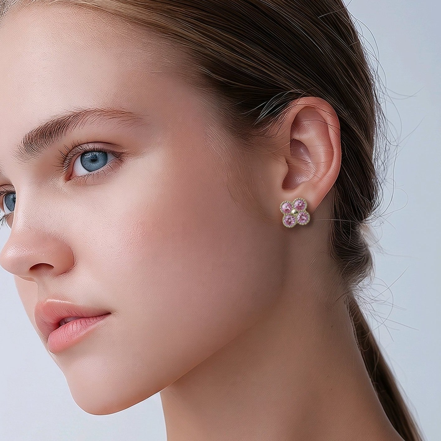 Topo van cleef rosado
