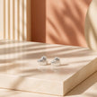 Topo corazón baño de plata