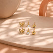 Topo trío mariposa