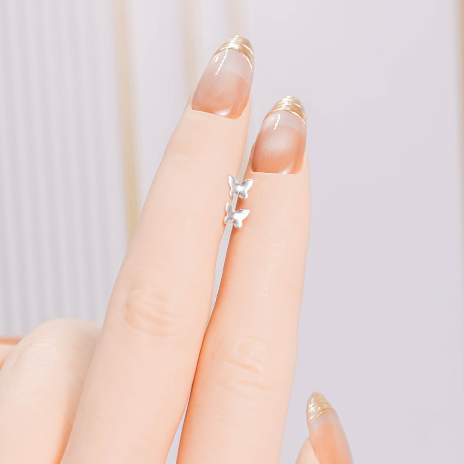 Topo plata mariposa