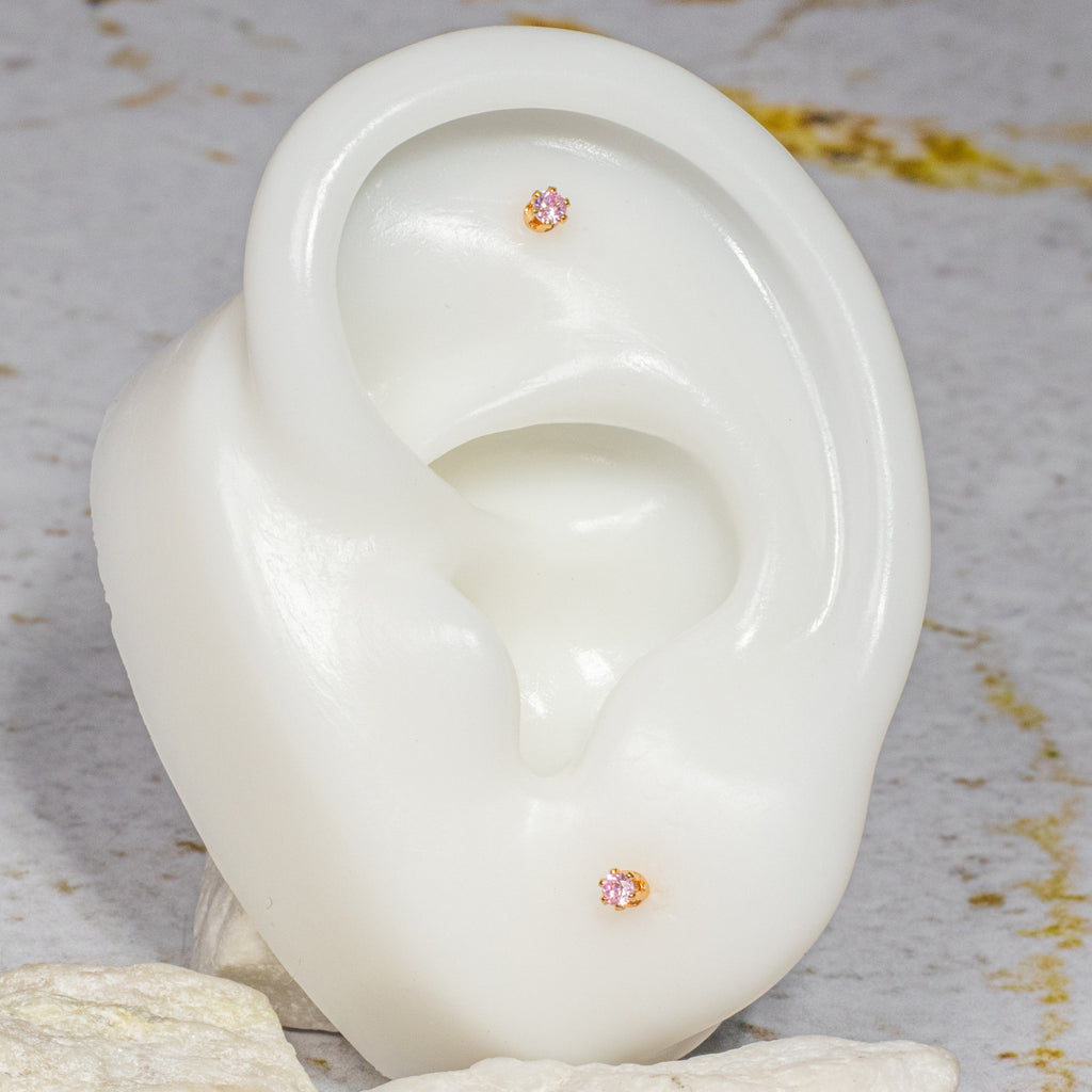 Topo zircón (2mm) Pink