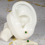 Topo zircón (3mm) Esmeralda